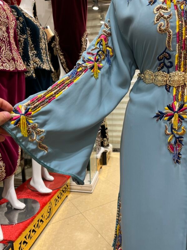 قفطان كراب دو سوا شارجي في يدين و الساقين  مفتوح على جانبين - Image 5