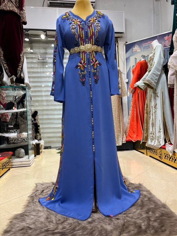 قفطان كراب دو سوا شارجي في يدين و الساقين  مفتوح على جانبين - Image 6