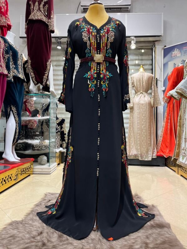 قفطان كراب دو سوا شارجي في يدين و الساقين  مفتوح على جانبين - Image 3