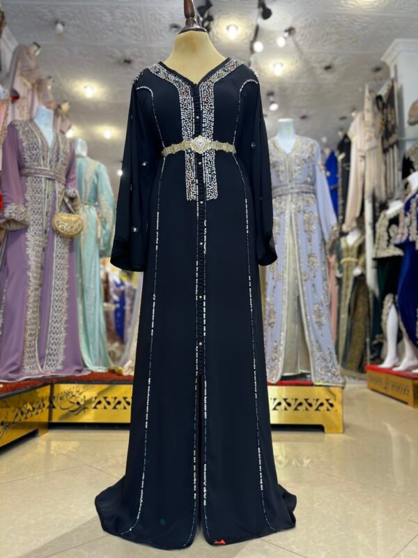 قفطان  احجار ملونة - Image 2