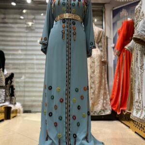 قفطان رشمة دوائر و خرزات دائرية