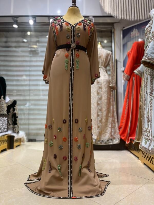 قفطان رشمة دوائر و خرزات دائرية - Image 4