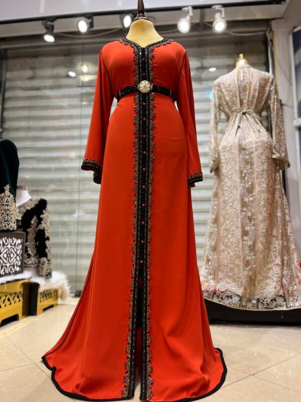 قفطان رشمة طويلة الى اسفل - Image 2