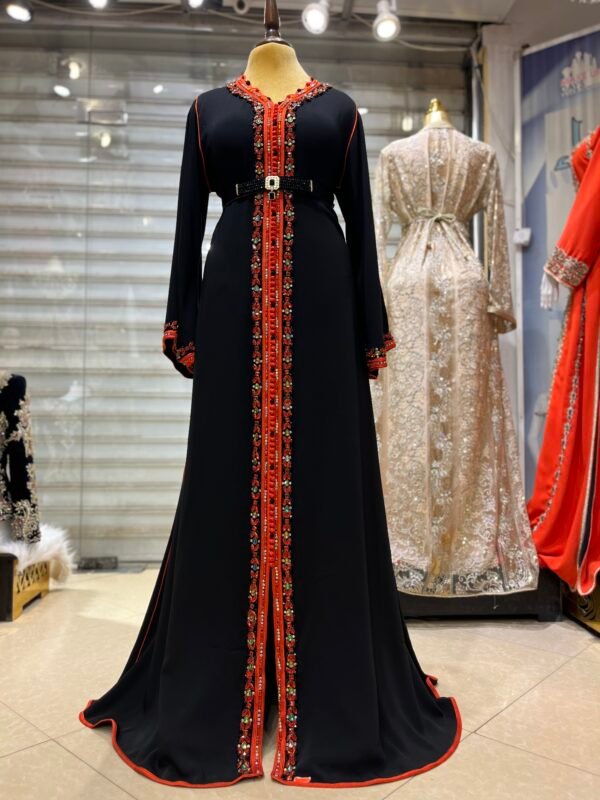 قفطان رشمة طويلة الى اسفل - Image 3