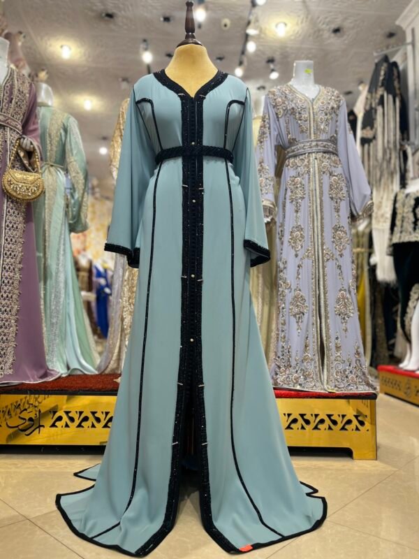 قفطان بالياقوت اسود - Image 4