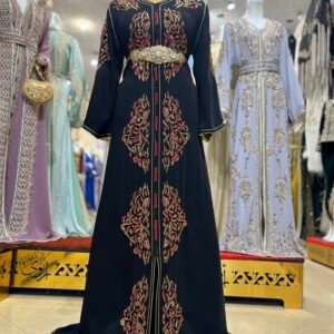 قفطان رشمة هاودة و تبطينة في يدين