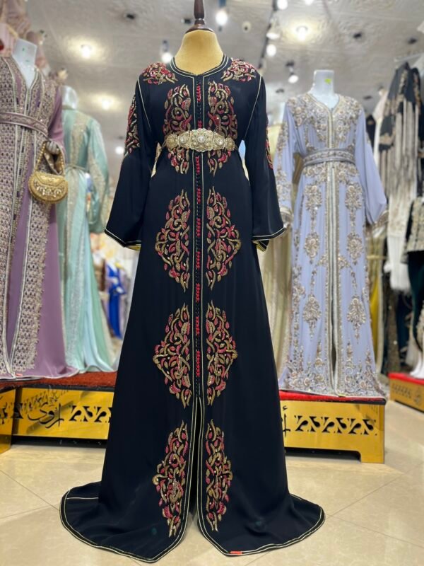 قفطان رشمة هاودة و تبطينة في يدين