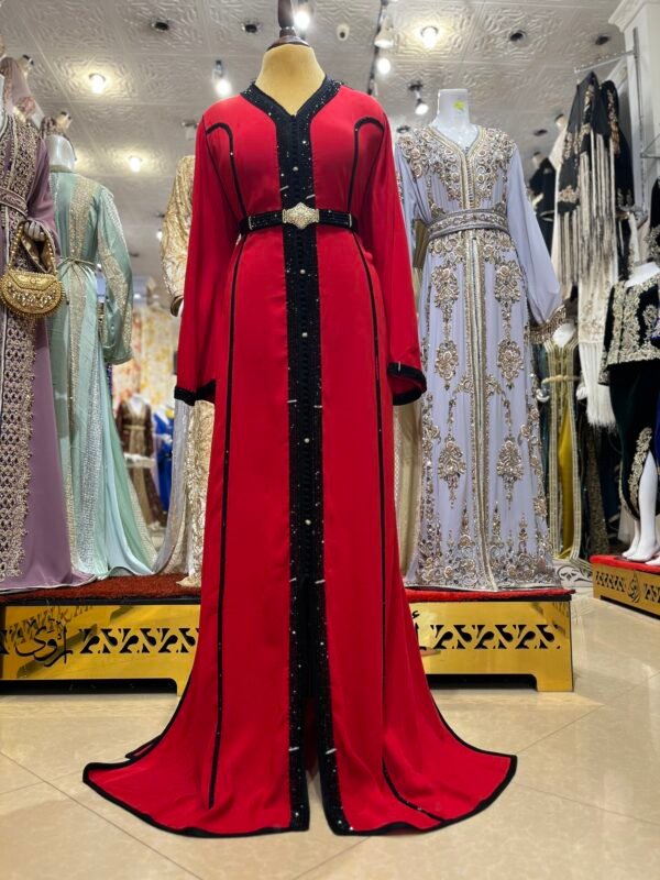 قفطان بالياقوت اسود - Image 2