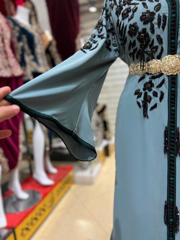قفطان كراب رسمة بالاسود ليمونش ايفازي مكان محل سيدي بلعباس - Image 3